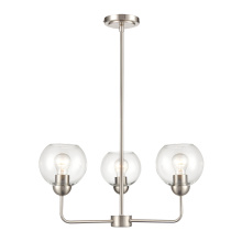 Atlas Lighting CL11060-NK - Astoria 23'' Wide 3-Light Chandelier - Brushed Nickel