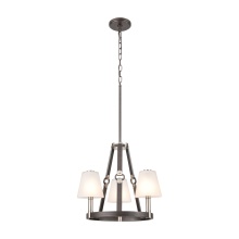 Atlas Lighting CL11064-BK - Armstrong Grove 18'' Wide 3-Light Chandelier - Espresso