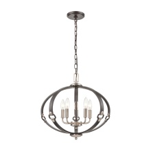 Atlas Lighting CL11065-BK - Armstrong Grove 20'' Wide 5-Light Chandelier - Espresso