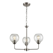 Atlas Lighting CL11070-NK - Astoria 23'' Wide 3-Light Chandelier - Brushed Nickel