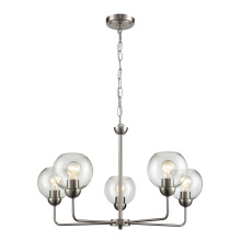 Atlas Lighting CL11071-NK - Astoria 28'' Wide 5-Light Chandelier - Brushed Nickel