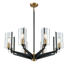 Atlas Lighting CL11084-BK - Blakeslee 33'' Wide 8-Light Chandelier - Matte Black