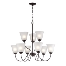 Atlas Lighting CL11136-BZ - Conway 26'' Wide 9-Light Chandelier - Oil Rubbed Bronze