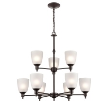 Atlas Lighting CL11208-BZ - Jackson 29'' Wide 9-Light Chandelier - Oil Rubbed Bronze