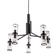 Atlas Lighting CL11352-BK - Stripe 31.75'' Wide 10-Light Chandelier - Matte Black