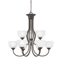 Atlas Lighting CL11359-BZ - Tahoe 30'' Wide 9-Light Chandelier - Painted Bronze
