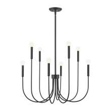 Atlas Lighting CL11376-BK - Ulla 28'' Wide 8-Light Chandelier - Matte Black