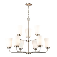 Atlas Lighting CL11403-NK - Winslow 30'' Wide 9-Light Chandelier - Brushed Nickel