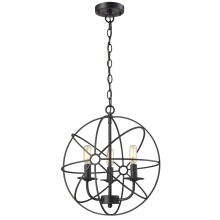 Atlas Lighting CL11410-BK - Yardley 16'' Wide 3-Light Chandelier - Oil Rubbed Bronze