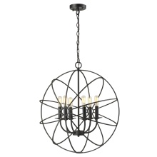 Atlas Lighting CL11411-BK - Yardley 23'' Wide 6-Light Chandelier - Oil Rubbed Bronze