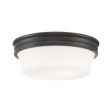 Atlas Lighting CL11455-BZ - Galen 14'' Wide 3-Light Flush Mount - Oil Rubbed Bronze