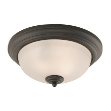 Atlas Lighting CL11467-BZ - Huntington 13'' Wide 2-Light Flush Mount - Oil Rubbed Bronze