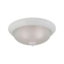 Atlas Lighting CL11470-WH - Huntington 15'' Wide 3-Light Flush Mount - White