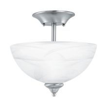 Atlas Lighting CL11506-NK - Tahoe 11.75'' Wide 2-Light Flush Mount - Brushed Nickel