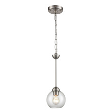 Atlas Lighting CL11532-NK - Astoria 6'' Wide 1-Light Mini Pendant - Brushed Nickel