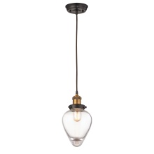 Atlas Lighting CL11534-BS - Bartram 7'' Wide 1-Light Pendant - Antique Brass