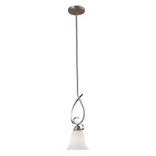 Atlas Lighting CL11548-NK - Brighton 6'' Wide 1-Light Mini Pendant - Brushed Nickel
