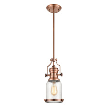 Atlas Lighting CL11560-CO2 - Chadwick 8'' Wide 1-Light Mini Pendant - Copper