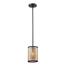 Atlas Lighting CL11575-BZ - Diffusion 6'' Wide 1-Light Mini Pendant - Oil Rubbed Bronze