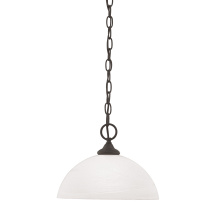 Atlas Lighting CL11692-BZ - Tahoe 12'' Wide 1-Light Mini Pendant - Painted Bronze