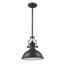 Atlas Lighting CL11750-BK1 - Chadwick 13'' Wide 1-Light Pendant - Matte Black