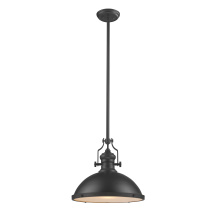 Atlas Lighting CL11751-BK - Chadwick 17'' Wide 1-Light Pendant - Matte Black