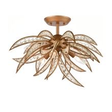 Atlas Lighting CL11903-GD - Naples 21'' Wide 5-Light Semi Flush Mount - Matte Gold