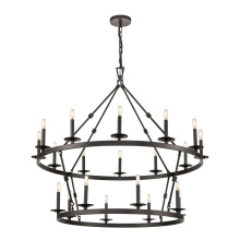 Atlas Lighting CL11988-BZ - Castle 47'' Wide 20-Light Chandelier - Oil Rubbed Bronze