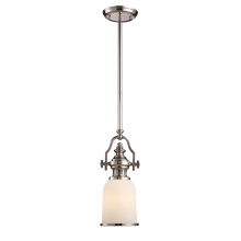 Atlas Lighting CL12120-CH - Chadwick 6'' Wide 1-Light Mini Pendant - Polished Nickel