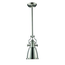 Atlas Lighting CL12121-NK - Chadwick 7.5'' Wide 1-Light Mini Pendant - Satin Nickel