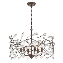 Atlas Lighting CL12164-BZ - Crislett 23'' Wide 6-Light Chandelier - Sunglow Bronze