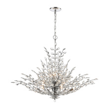 Atlas Lighting CL12185-CH - Crystique 38'' Wide 12-Light Chandelier - Polished Chrome