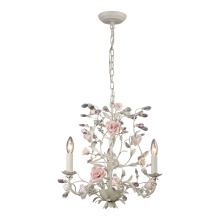 Atlas Lighting CL12293-CR - Heritage 18'' Wide 3-Light Chandelier - Cream