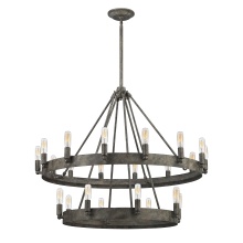 Atlas Lighting CL12314-GY - Lewisburg 32'' Wide 22-Light Chandelier - Malted Rust
