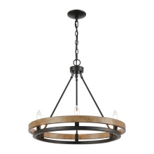 Atlas Lighting CL12389-BK - Ramsey 24'' Wide 6-Light Chandelier - Matte Black