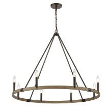 Atlas Lighting CL12468-BZ - Transitions 36'' Wide 8-Light Chandelier - Oil Rubbed Bronze