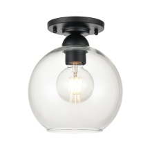 Atlas Lighting CL12527-BK - Astoria 7.75'' Wide 1-Light Semi Flush Mount - Matte Black