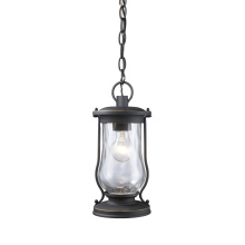 Atlas Lighting OL11030-BK - Farmstead 6'' Wide 1-Light Outdoor Pendant - Matte Black