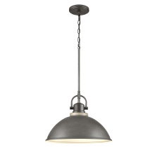 Atlas Lighting OL11039-GY - North Shore 18'' Wide 1-Light Outdoor Pendant - Iron