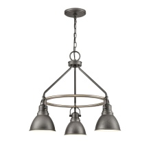 Atlas Lighting OL11040-GY - North Shore 24'' Wide 3-Light Outdoor Pendant - Iron
