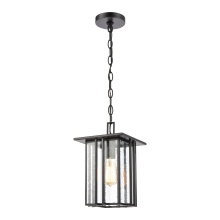 Atlas Lighting OL11042-BK - Radnor 8'' Wide 1-Light Outdoor Pendant - Matte Black