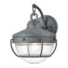 Atlas Lighting OL11131-GY - Eastport 12'' High 1-Light Outdoor Sconce - Aged Zinc