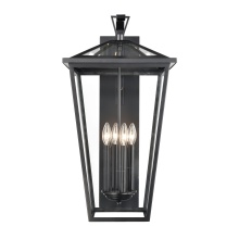 Atlas Lighting OL11175-BK - Main Street 28'' High 4-Light Outdoor Sconce - Black