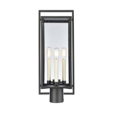 Atlas Lighting OL11262-BK - Gladwyn 21.5'' High 3-Light Outdoor Post Light - Matte Black