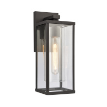 Atlas Lighting OL11288-BK - Augusta 13.75'' High 1-Light Outdoor Sconce - Matte Black