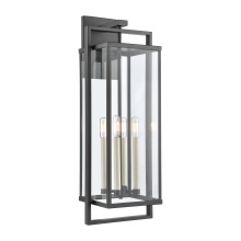 Atlas Lighting OL11323-BK - Gladwyn 30'' High 4-Light Outdoor Sconce - Matte Black