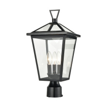 Atlas Lighting OL11340-BK - Main Street 19'' High 3-Light Outdoor Post Light - Black