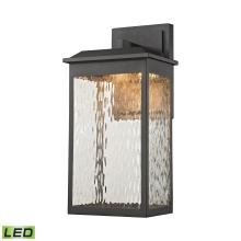 Atlas Lighting OL11355-BK - Newcastle 17'' High 1-Light Outdoor Sconce - Textured Matte Black