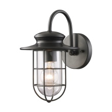 Atlas Lighting OL11365-BK - Portside 12'' High 1-Light Outdoor Sconce - Matte Black