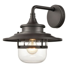Atlas Lighting OL11370-BZ - Renninger 12'' High 1-Light Outdoor Sconce - Oil Rubbed Bronze
